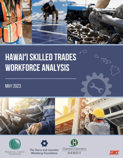 Skilled trades workforce analysis report cover.